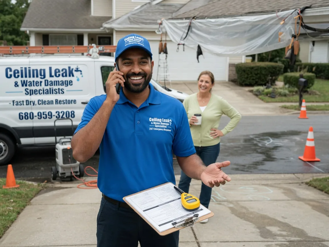 Ceiling Leak Cleanup Jamestown, PA FAQs